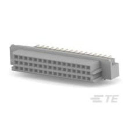 TE CONNECTIVITY Board Euro Connector, 48 Contact(S), 3 Row(S), Female, Right Angle, 0.1 Inch Pitch, Solder 5650868-5